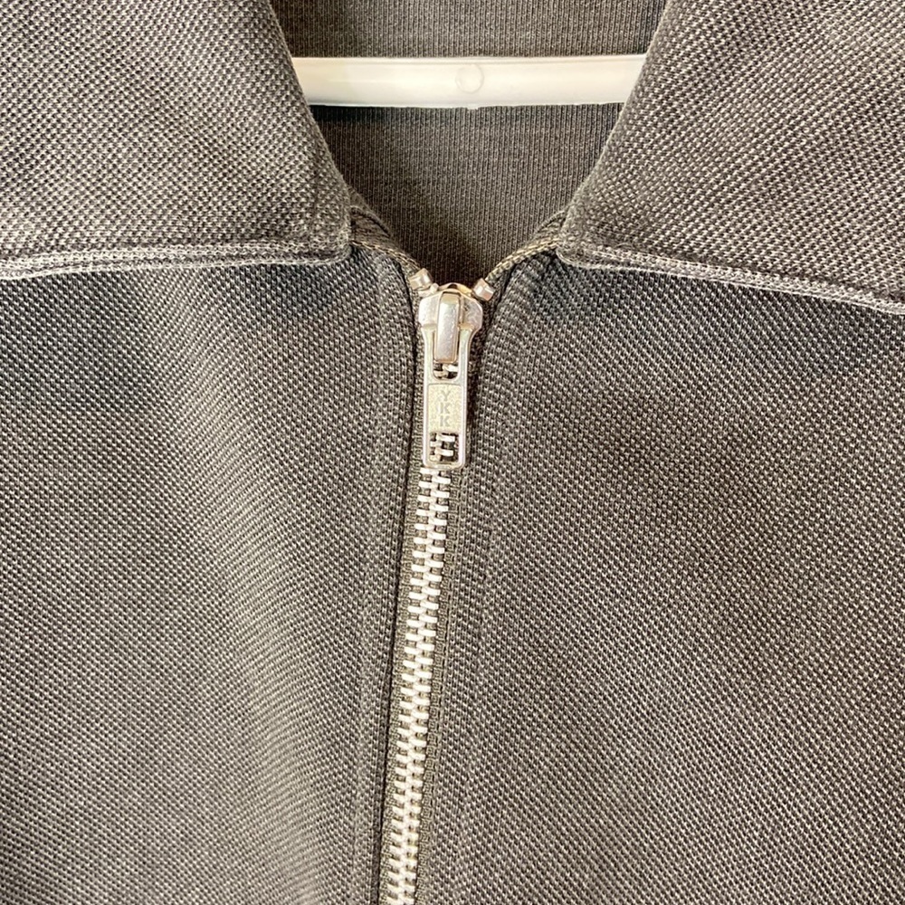 ASOS gray men’s zip front jacket - Picture 3 of 4